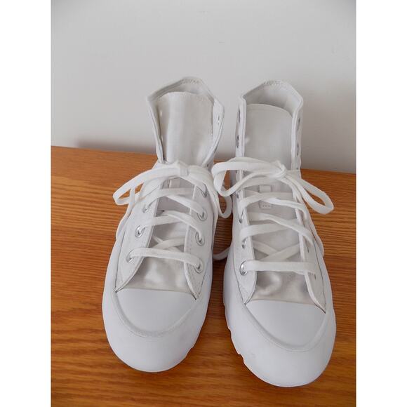 Converse All Star Chuck Taylor platform sneakers white size 7 - Picture 2 of 11